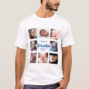 T-shirt moderne avec collage de photos pour la fêt
