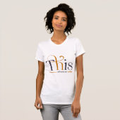 T-shirt Moderne, Cet Elfe Fait Ses Vacances Café (Devant entier)