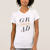 T-shirt Moderne Design Lycée Lycée Lycée Graduation (Devant)