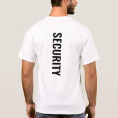 T-shirt Moderne Double face Imprimerie Mens Sécurité Perso (Dos)