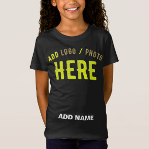 T-Shirt MODERNE ET MODERNE PERSONNALISABLE NOIR VÉRIFIÉ