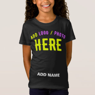 T-Shirt MODERNE ET MODERNE PERSONNALISABLE NOIR VÉRIFIÉ