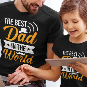 T-shirt Moderne Le meilleur papa du monde Hommes