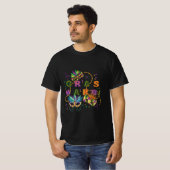 T-shirt Moderne Mardi Gras (Devant entier)