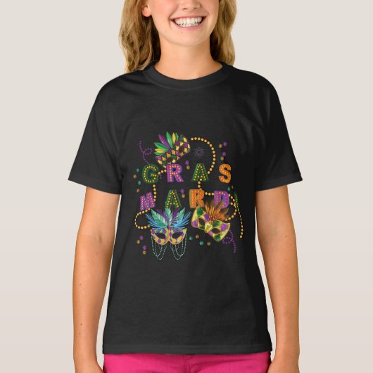 T-shirt Moderne Mardi Gras (Devant)