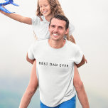 T-shirt Moderne Meilleur Papa Jamais Fête des pères B & W<br><div class="desc">Moderne Meilleur Papa Jamais Fête des pères B & W | T-shirt Premium - TEXTE PERSONNALISÉ - COULEURS PERSONNALISÉES</div>