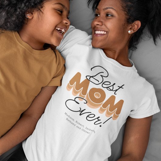 T-shirt Moderne Meilleure Maman