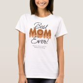 T-shirt Moderne Meilleure Maman (Devant)
