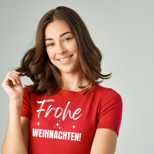 T-shirt Moderne minimaliste Frohe Weihnachten