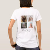 T-shirt Moderne personnalisé | 9 Photo | Mémorial (Dos)