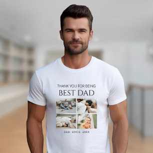 T-shirt moderne personnalisé avec un collage de ph