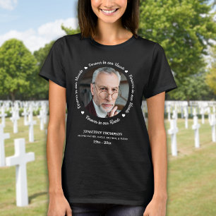 T-shirt Moderne pour toujours dans nos coeurs Photo person