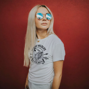 T-shirt Moderne Raise Garçons Mama Rustic Funny