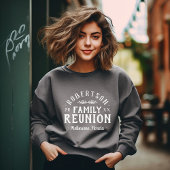 T-shirt Moderne Rustique Personnalisé Famille Tee de Réuni