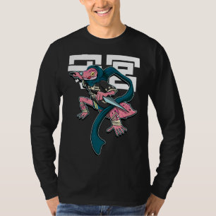 T-shirt Moderne Samurai Leopard Gecko Lizard Reptile