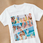 T-shirt Moderne Simple Amusement Personnalisé 9 Images Col