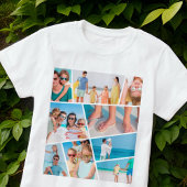T-shirt Moderne Simple Amusement Personnalisé 9 Images Col