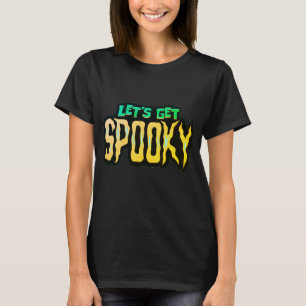 T-shirt Moderne Soyons Éffrayants de la typographie verte
