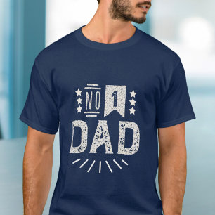 T-shirt Moderne Vintage Bleu Marine Crème Meilleur Fête de