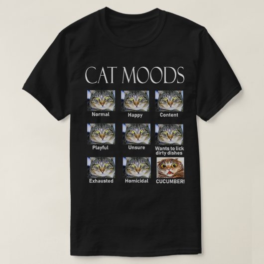 T-shirt Modes de chat (Design devant)