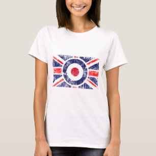 T-shirt Modes de cible Roundel Royaume-Uni Cible Union Jac