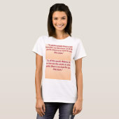 T-shirt Modification relative (Devant entier)
