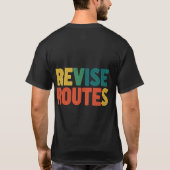T-shirt Modifier les itinéraires (Dos)