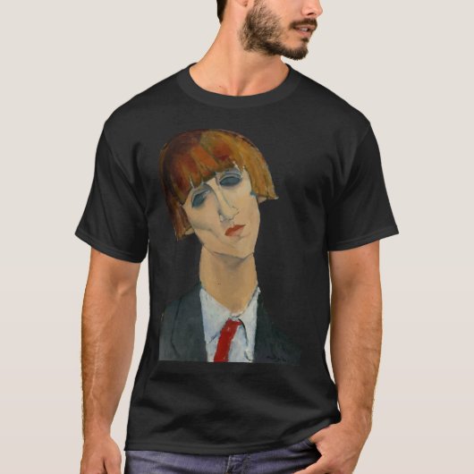 T-shirt Modigliani Portrait de Femme Peinture (Devant)