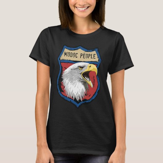 T-shirt Modoc personnes American Indian Tribe Eagle Inster (Devant)