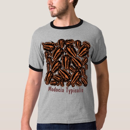 T-shirt Modocia Typicalis - essaim de trilobite fossile (Devant)