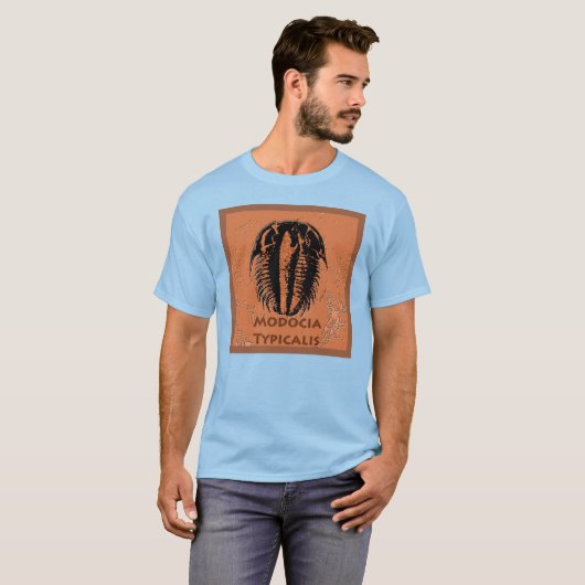 T-shirt Modocia Typicalis Fossil Trilobite (Devant entier)