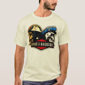 T-shirt Mods contre Rockers (Devant)