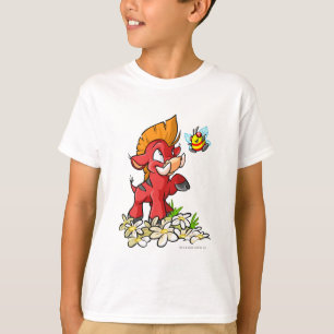 T-shirt Moehog rouge et bourdonnement