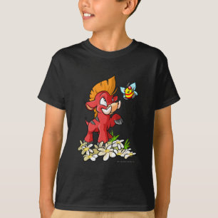 T-shirt Moehog rouge et bourdonnement