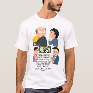 T-shirt , moeilijke tijd,