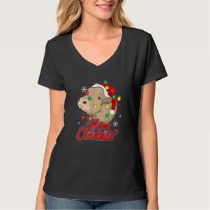 T-shirt Moey Noël Vache Père Noël Casquette Vilain Noël
