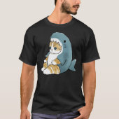 T-shirt mofu sand 004mignon chat kitty meeeeow classe SHAR (Devant)