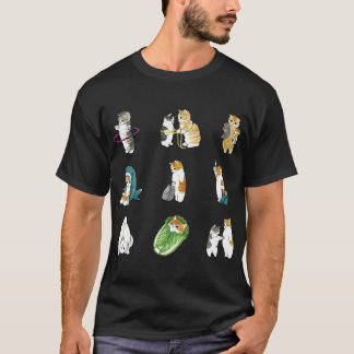 T-shirt Mofu Sand Cute Cat Dessin Motif et Pack .png