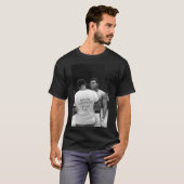T-shirt mohamed ali, flotter comme une mouche au beurre pi (Devant entier)