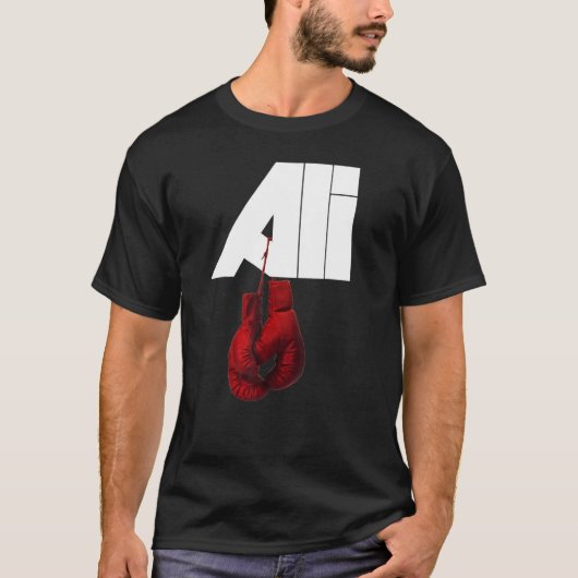 T-shirt MOHAMED ALI Un nouveau design et distinctif boxle (Devant)