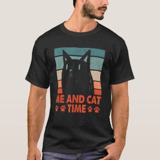 T-shirt Moi et Chat Amoureux des chats Heure Hobby Kitten
