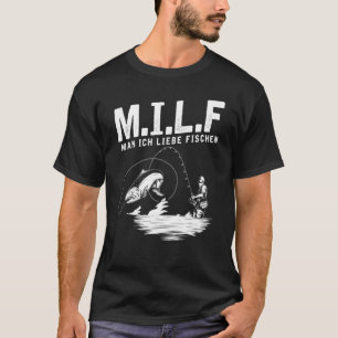 T-shirt Moi j'aime les pêcheurs à la pêche & Blinker