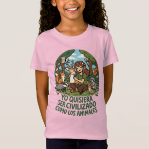 T-Shirt Moi, je voudrais être civilisé 2