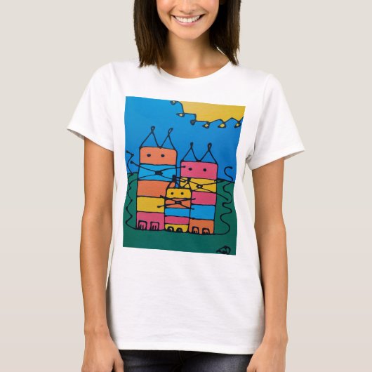 T-shirt Moi, ma mère et mon père (Devant)