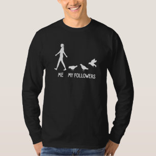 T-shirt Moi Mes Adeptes Colombe Agriculteur Élevage Animal