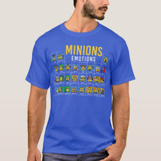 T-shirt Moi, Moche et Méchant Minions Tableau Périodique d