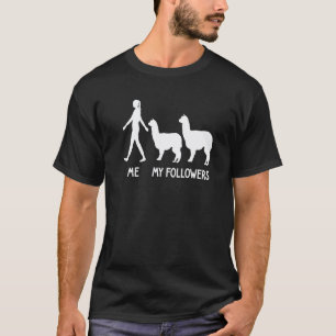 T-shirt Moi Mon Suiveur Alpaga Lama Lama Mignon Animal Soc