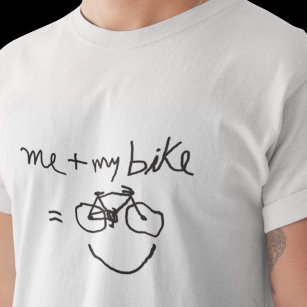 T-shirt Moi + Mon Vélo = Bonheur