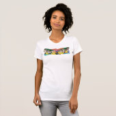 T-shirt Moineaux en rangée (Devant entier)