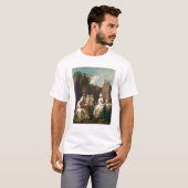 T-shirt Moines Carthusian dans la méditation (Devant entier)